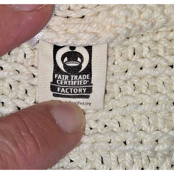 Madewell Textural-Stitch Chunky Knit V-Neck Cardigan Sweater Medium Button Up - Picture 11 of 11